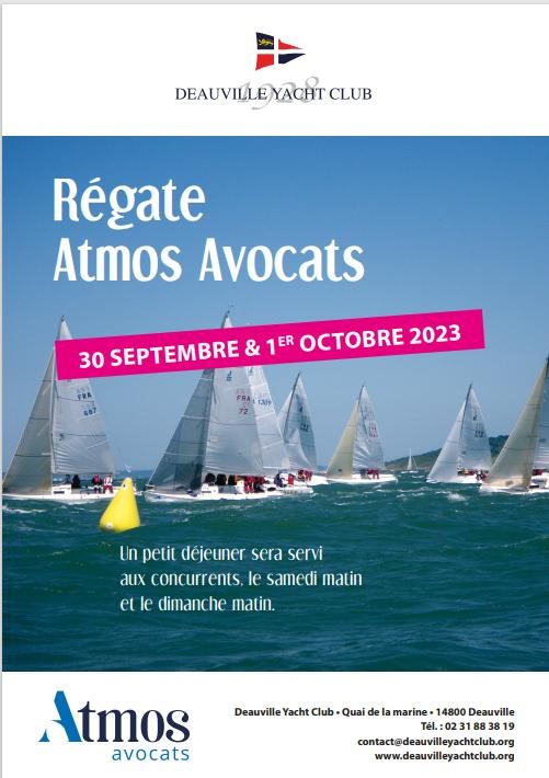 Régate Atmos Avocats en partenariat avec le Deauville Yacht Club 30 septembre et 1er octore 2023